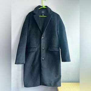 Forever 21 Men's Black Pea Coat
